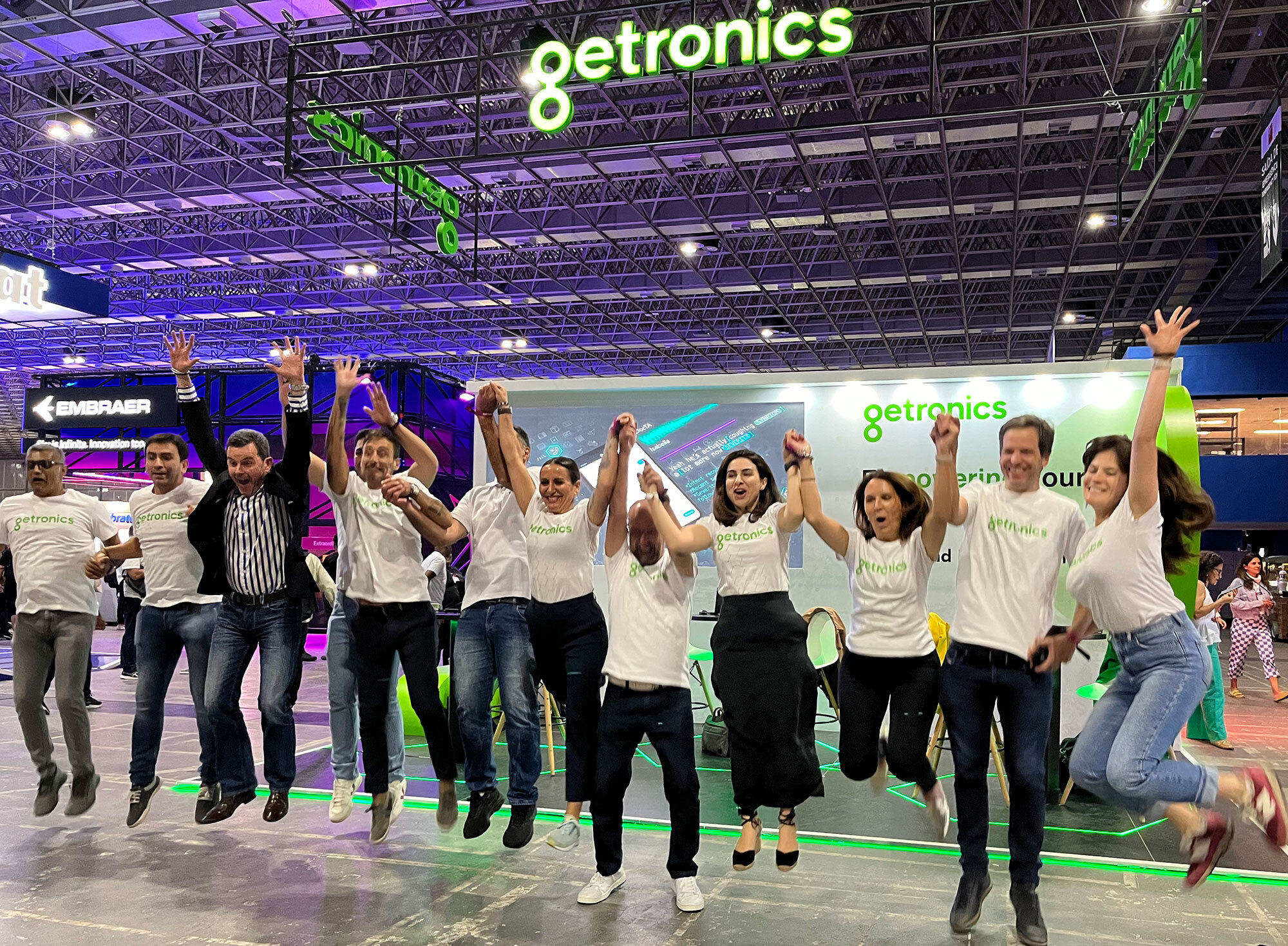 Getronics and OneReach.ai teams at Web Summit Rio 2024